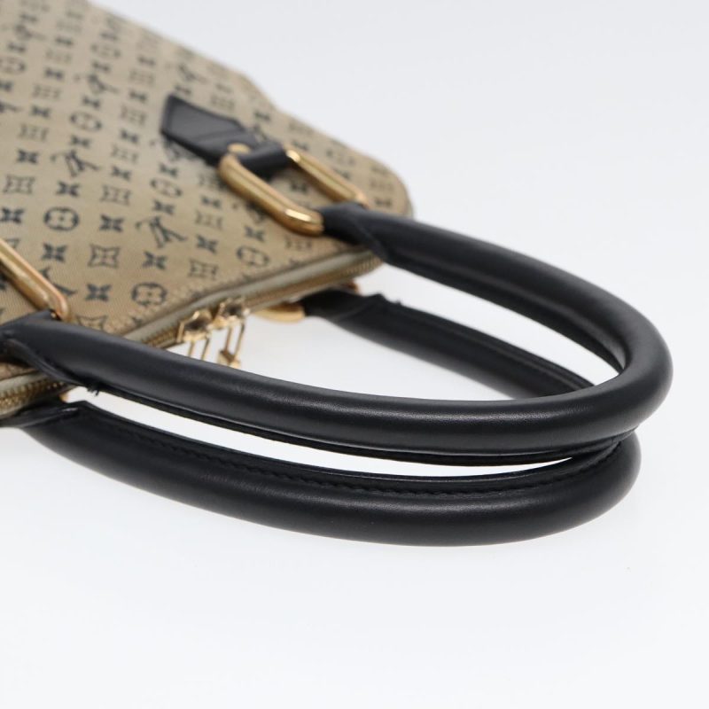 Louis Vuitton Monogram Mini Alma Haut Hand Bag Blue M92202  89330 - Image 7