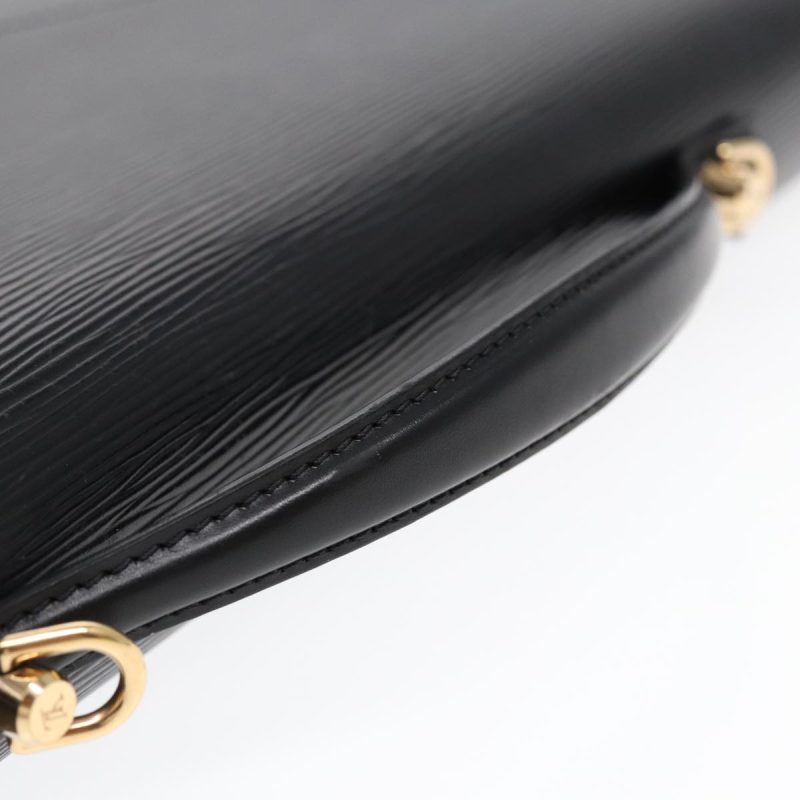 Louis Vuitton Epi Porte Documents Bandouliere Briefcase Black M54462 Auth 89335 - Image 7