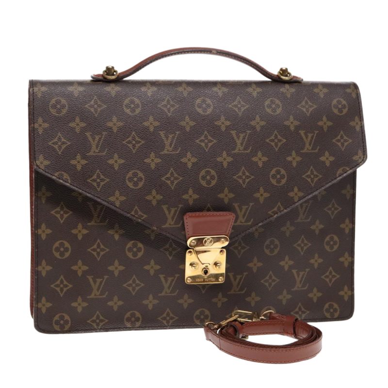 Louis Vuitton Monogram Porte Documents Bandouliere Bag M53338  89343