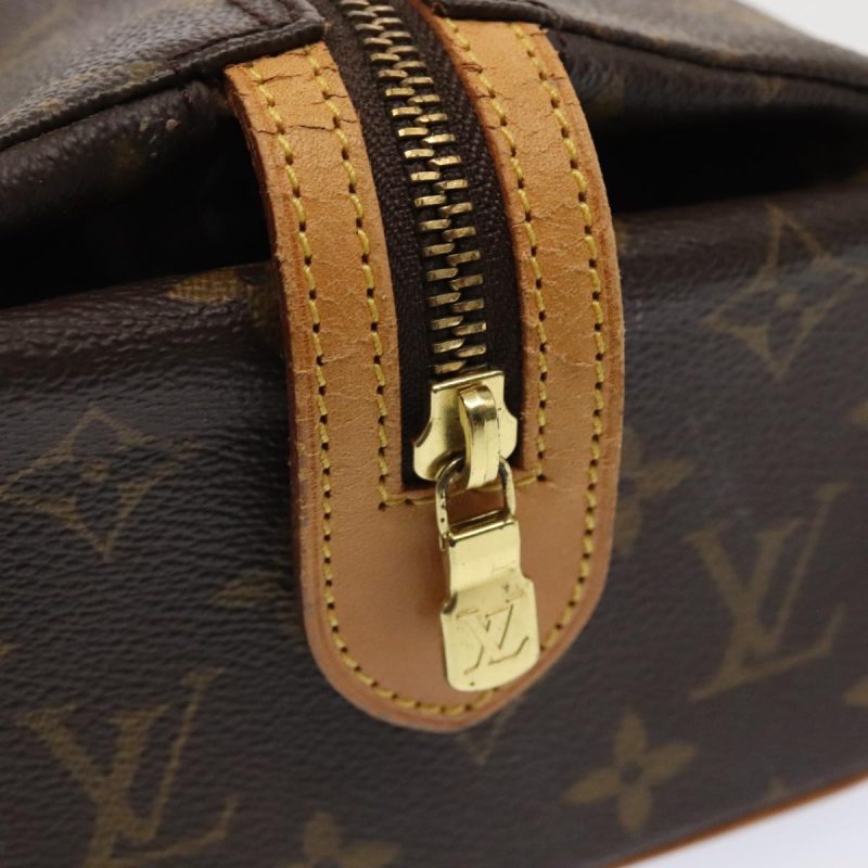 Louis Vuitton Monogram Trousse Patte Pression Cosmetic Pouch M47636 Auth 89344 - Image 8
