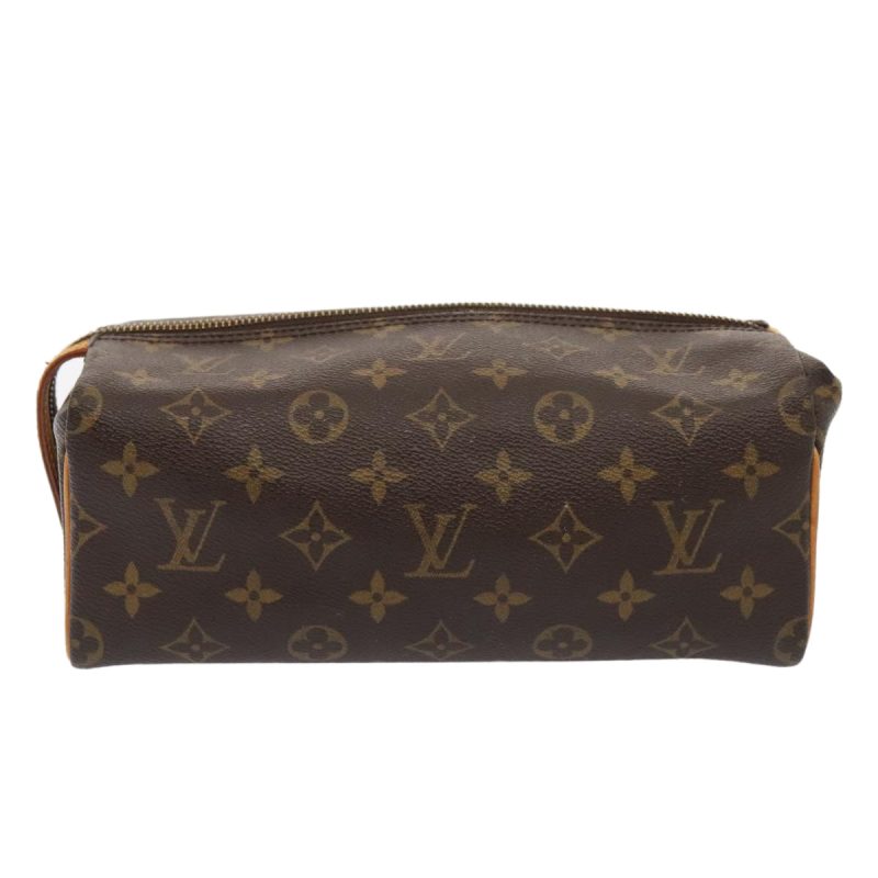 Louis Vuitton Monogram Trousse Patte Pression Cosmetic Pouch M47636 Auth 89344 - Image 2