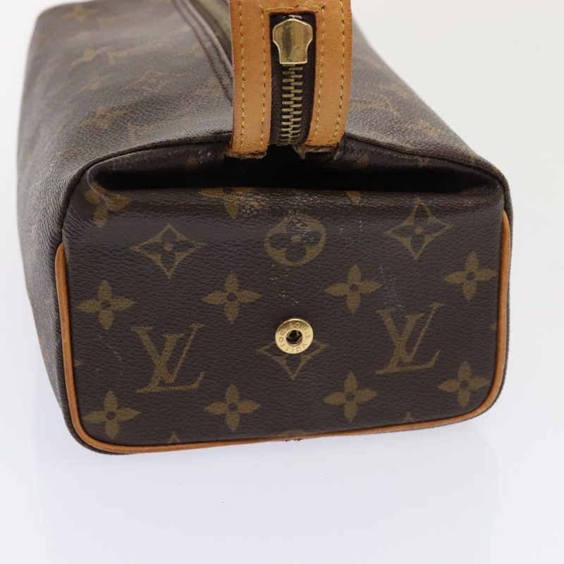 Louis Vuitton Monogram Trousse Patte Pression Cosmetic Pouch M47636 Auth 89344 - Image 3