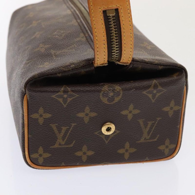 Louis Vuitton Monogram Trousse Patte Pression Cosmetic Pouch M47636 Auth 89344 - Image 4