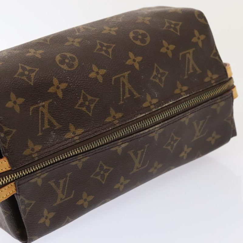 Louis Vuitton Monogram Trousse Patte Pression Cosmetic Pouch M47636 Auth 89344 - Image 5