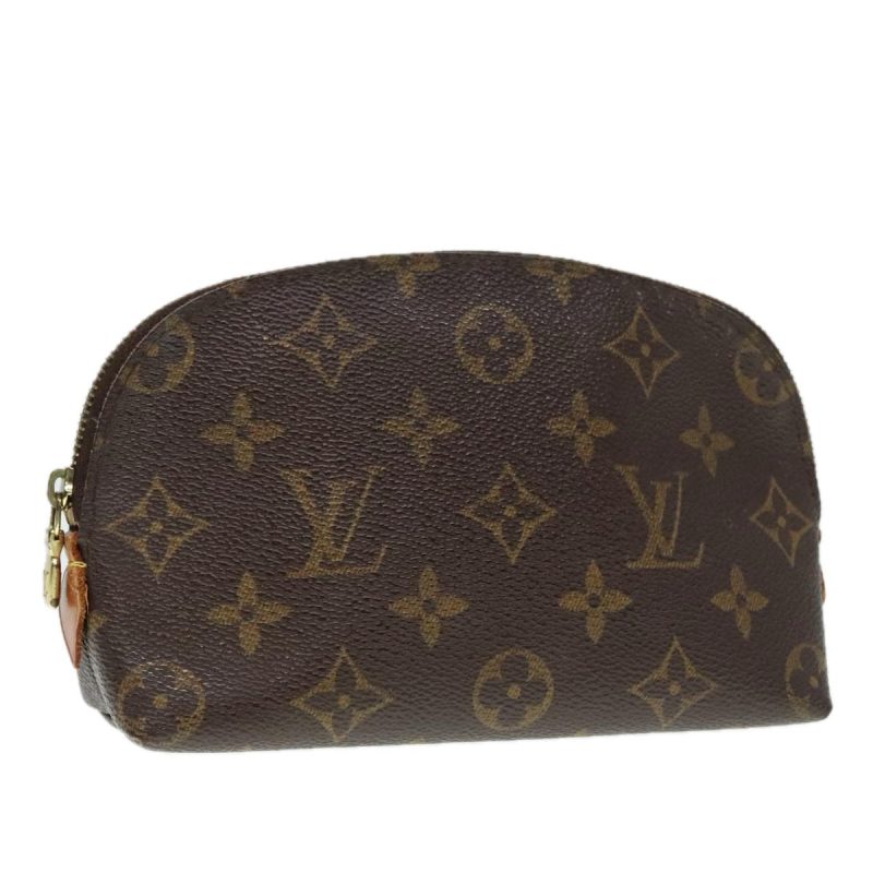 Louis Vuitton Monogram Pochette Cosmetic PM Cosmetic Pouch M47515 Auth 89353