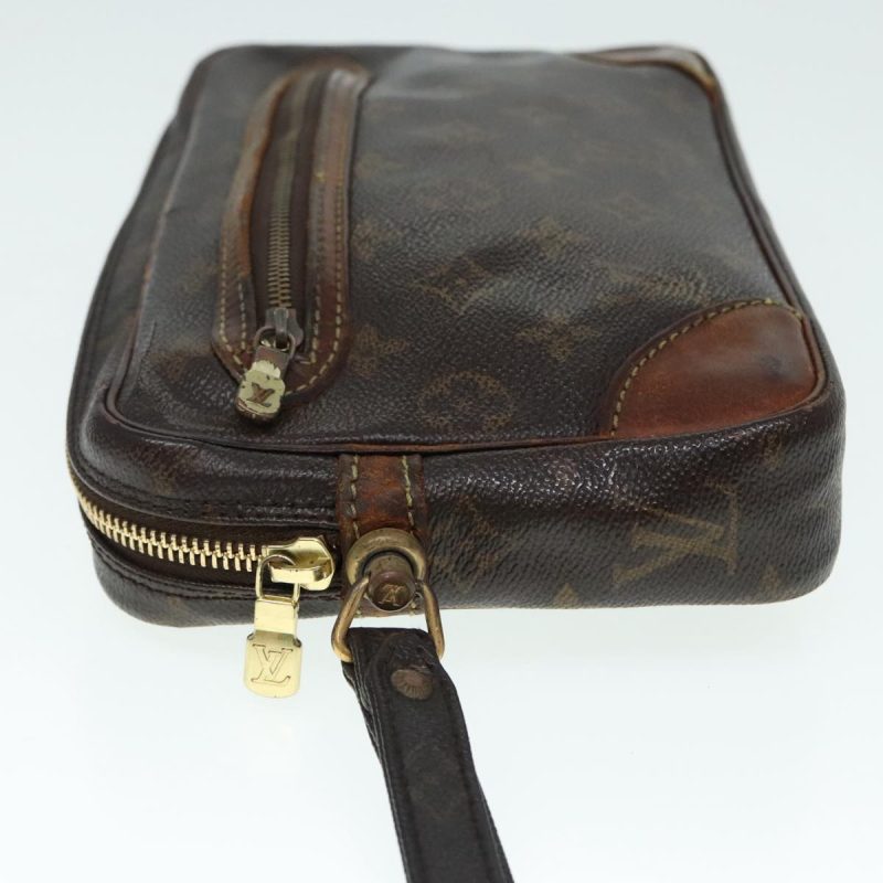 Louis Vuitton Monogram Marly Dragonne GM Clutch Bag M51825  89354 - Image 4