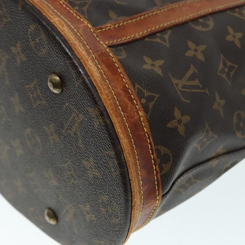 Louis Vuitton Monogram Bucket GM Shoulder Bag M42236  89357 - Image 10