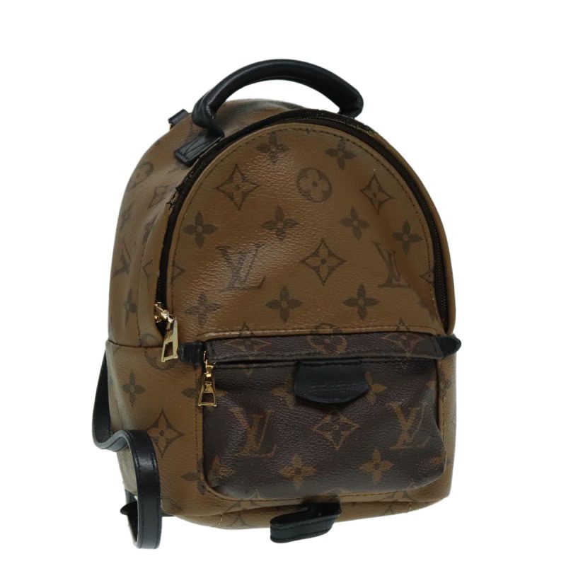 Louis Vuitton Monogram Reverse Palm Springs MINI Backpack M44872  89375