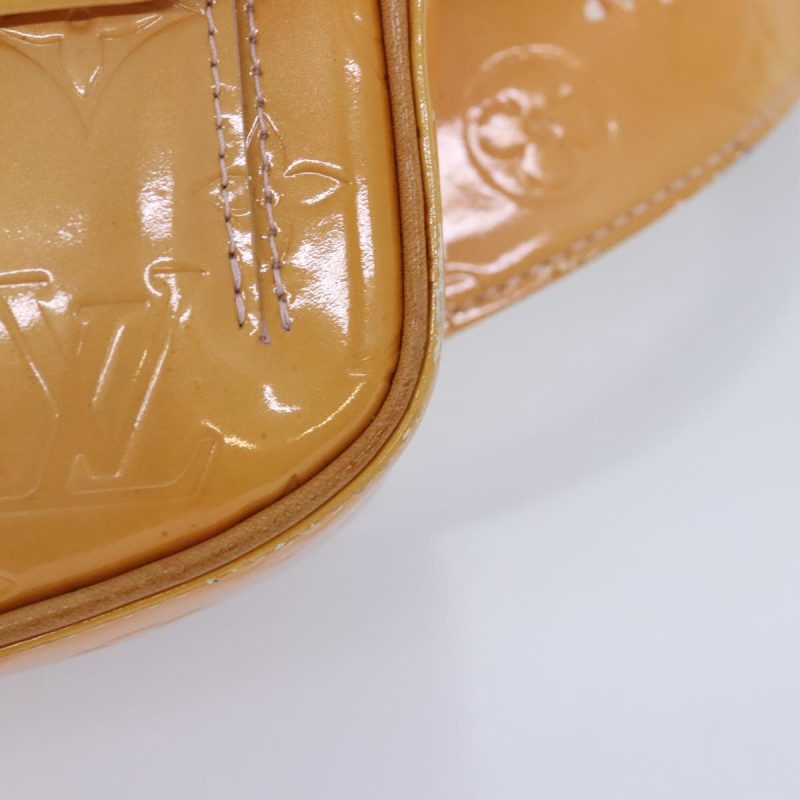 Louis Vuitton Monogram Vernis Fulton Bag Marshmallow Pink M91042  89376 - Image 9