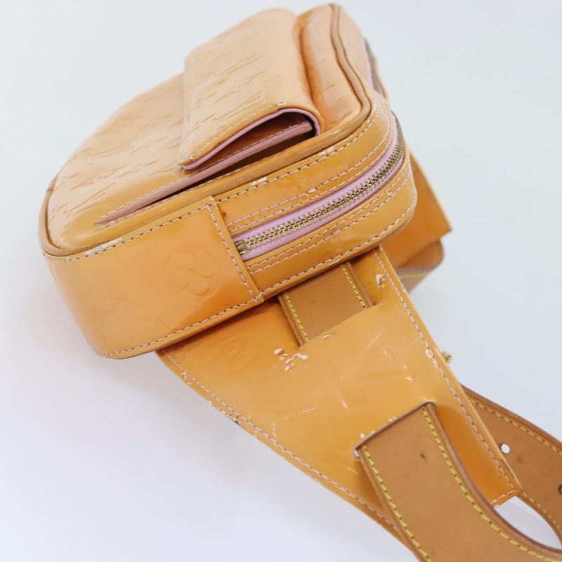 Louis Vuitton Monogram Vernis Fulton Bag Marshmallow Pink M91042  89376 - Image 3