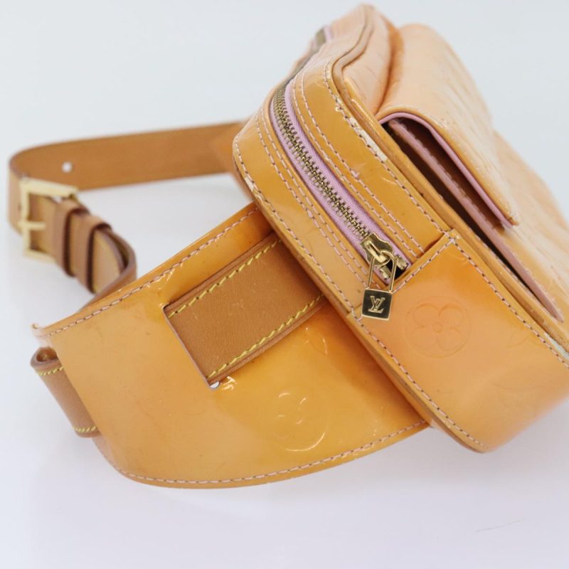 Louis Vuitton Monogram Vernis Fulton Bag Marshmallow Pink M91042  89376 - Image 4