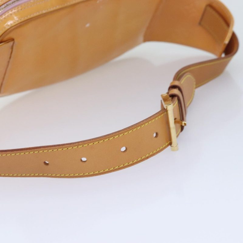 Louis Vuitton Monogram Vernis Fulton Bag Marshmallow Pink M91042  89376 - Image 7