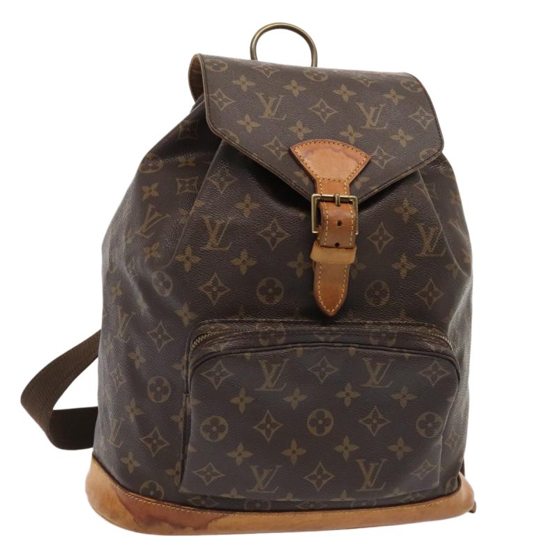 Louis Vuitton Monogram Montsouris GM Backpack M51135  89385