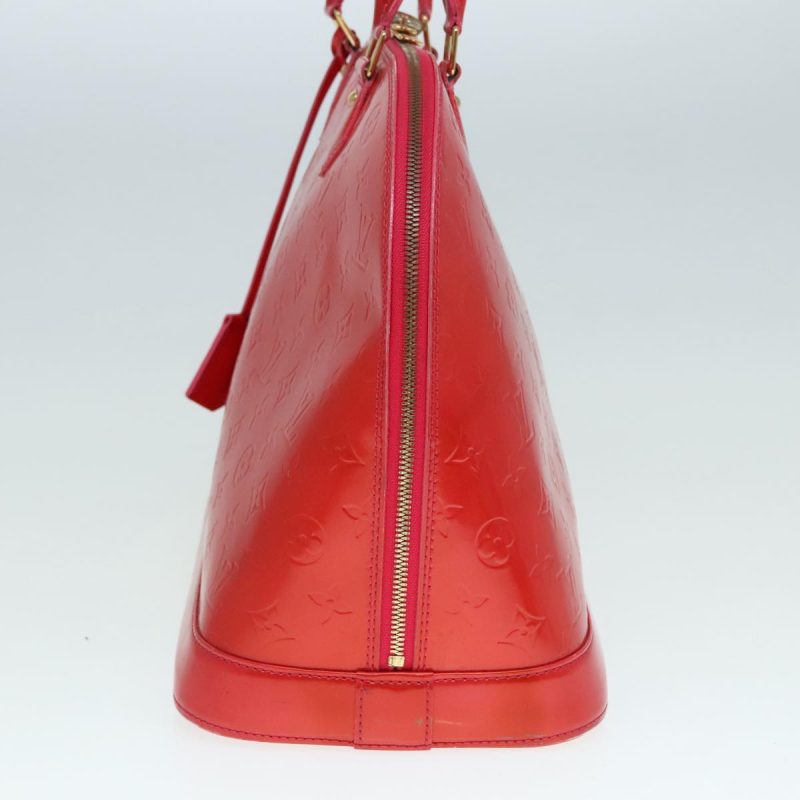 Louis Vuitton Monogram Vernis Alma GM Hand Bag Rose Pop M93625  89409 - Image 3