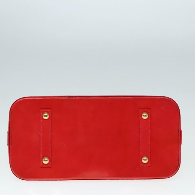 Louis Vuitton Monogram Vernis Alma GM Hand Bag Rose Pop M93625  89409 - Image 5