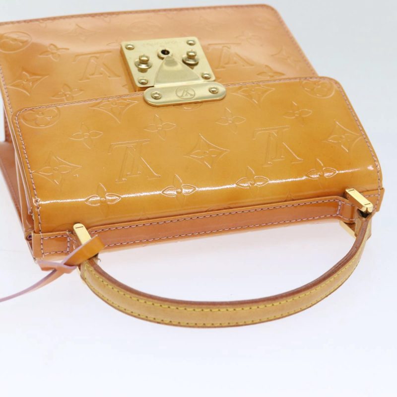 Louis Vuitton Vernis Spring Street Hand Bag Marshmallow Pink M91033 Auth 89424 - Image 6