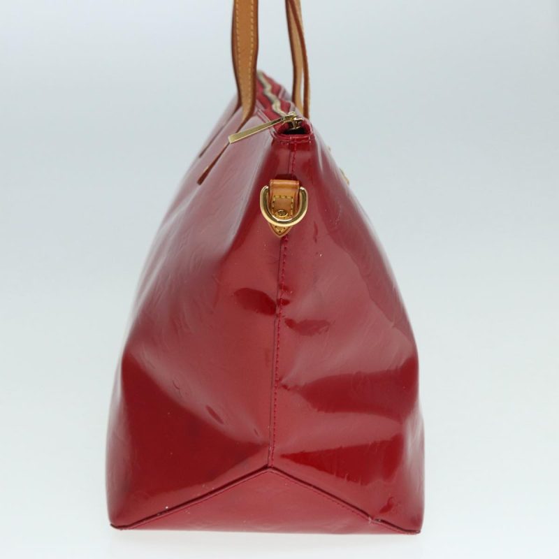 Louis Vuitton Monogram Vernis Bellevue GM Hand Bag Red M93587  89431 - Image 4
