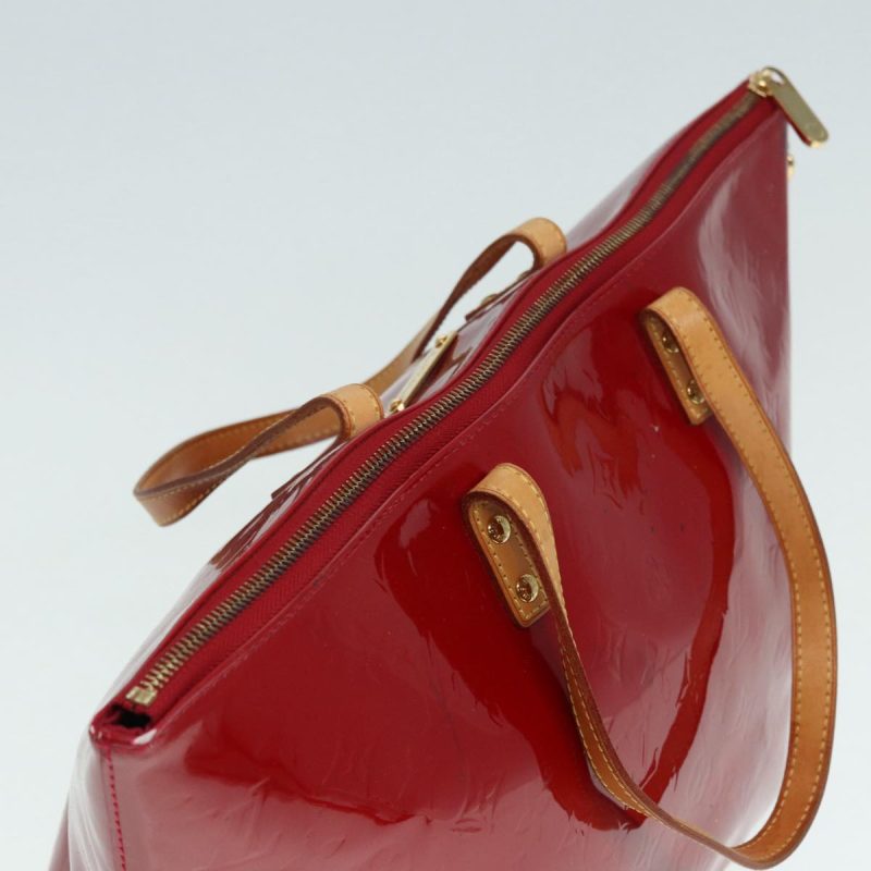 Louis Vuitton Monogram Vernis Bellevue GM Hand Bag Red M93587  89431 - Image 5