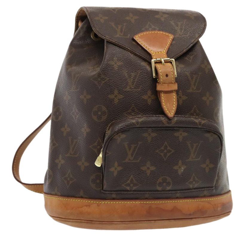 Louis Vuitton Monogram Montsouris MM Backpack M51136  89454