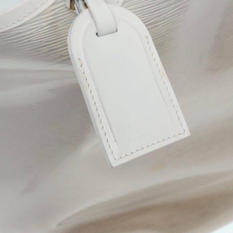 Louis Vuitton Epi Plage Lagoon Bay Tote Bag White Clear M92151  89457 - Image 10