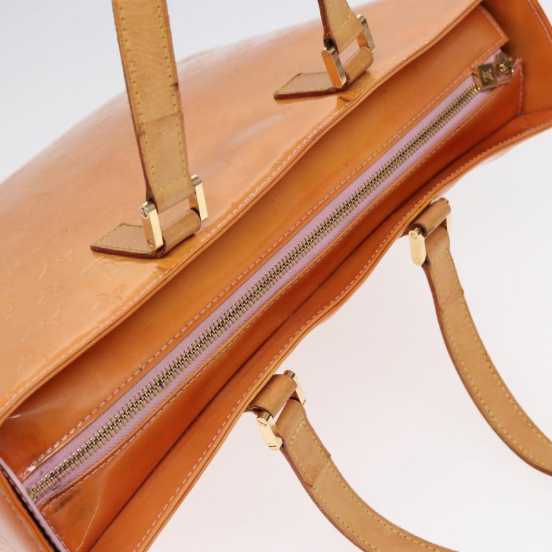 Louis Vuitton Monogram Vernis Columbus Bag Marshmallow Pink M91032 Auth 89459 - Image 6