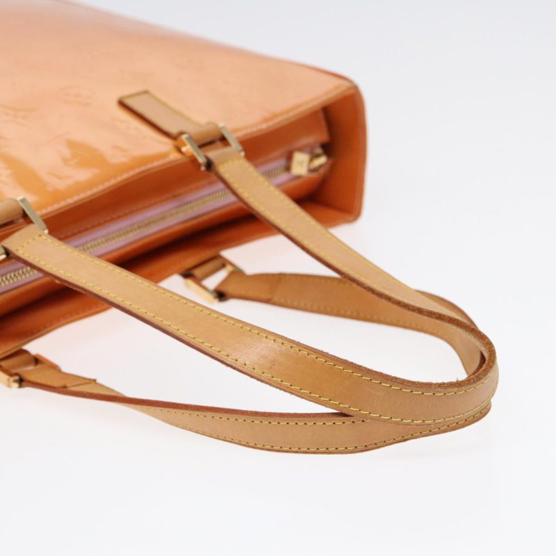 Louis Vuitton Monogram Vernis Columbus Bag Marshmallow Pink M91032 Auth 89459 - Image 7