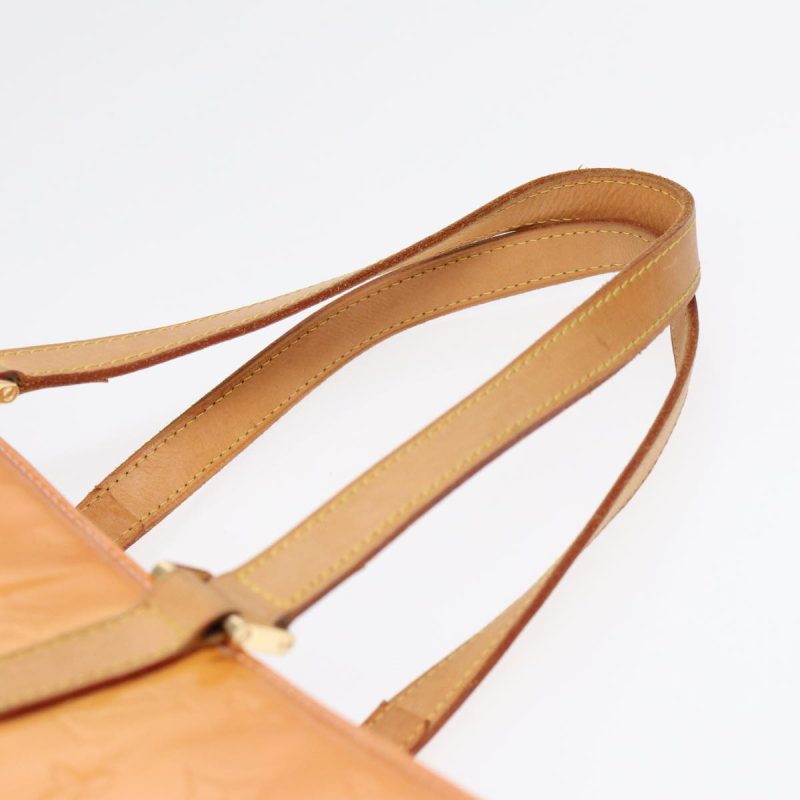 Louis Vuitton Monogram Vernis Columbus Bag Marshmallow Pink M91032 Auth 89459 - Image 8