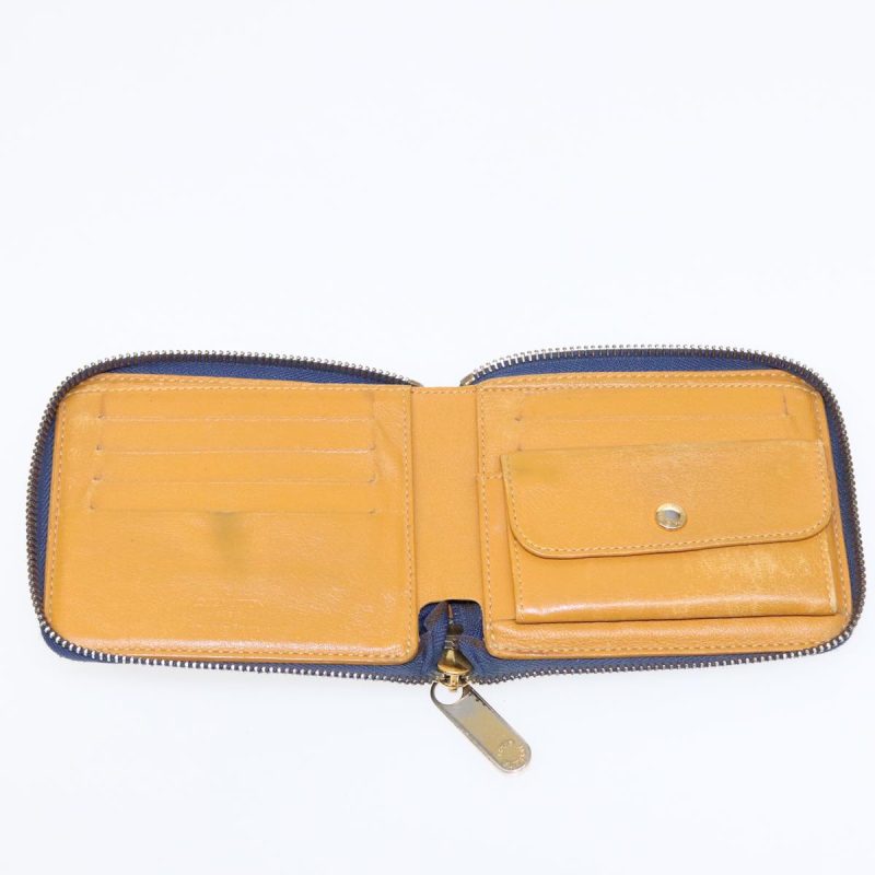 Louis Vuitton Monogram Denim Mini Zippy Wallet Wallet Blue M95342  89480 - Image 9