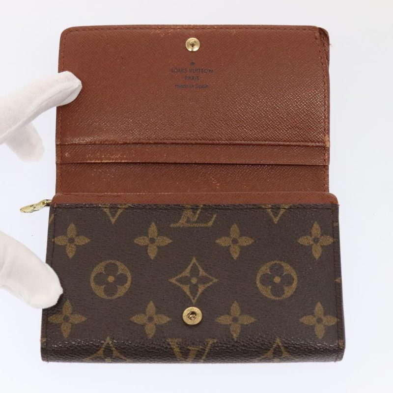 Louis Vuitton Monogram Portefeuille Tresol Wallet M61736  89482 - Image 9