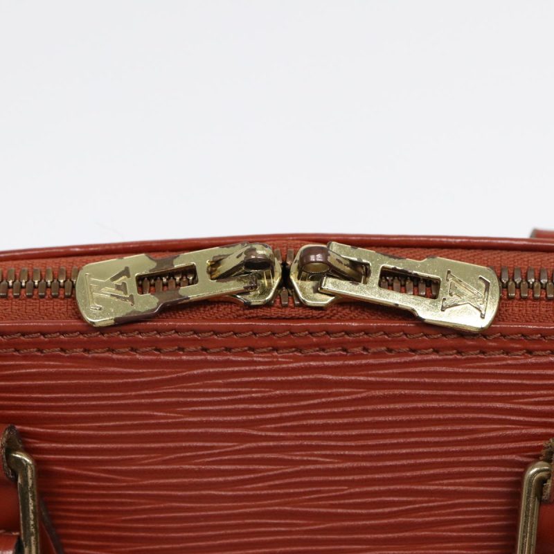 Louis Vuitton Epi Alma Hand Bag Brown M5214D  89518 - Image 10