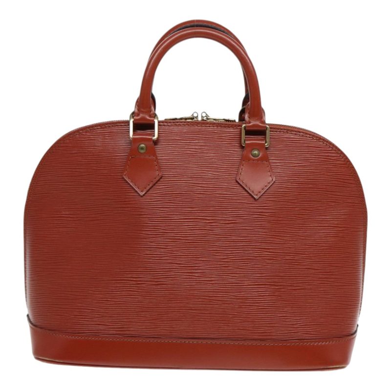Louis Vuitton Epi Alma Hand Bag Brown M5214D  89518 - Image 2