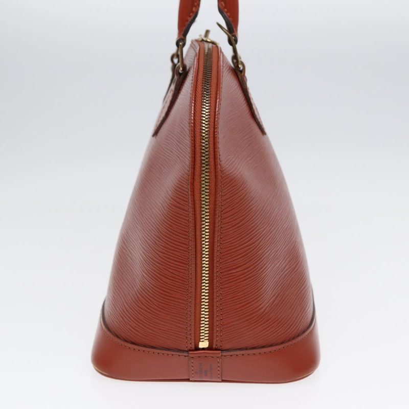Louis Vuitton Epi Alma Hand Bag Brown M5214D  89518 - Image 3