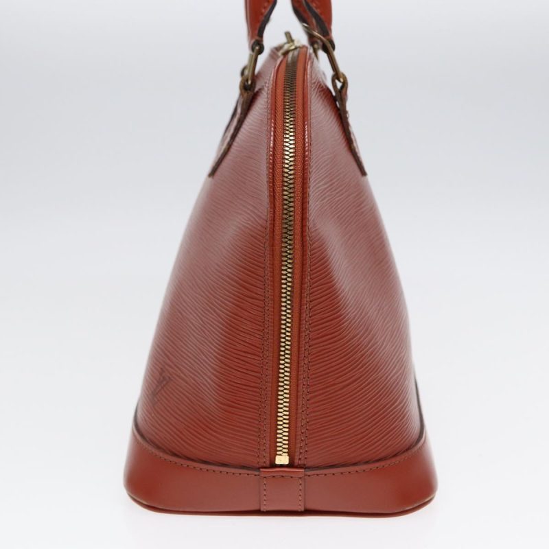 Louis Vuitton Epi Alma Hand Bag Brown M5214D  89518 - Image 4