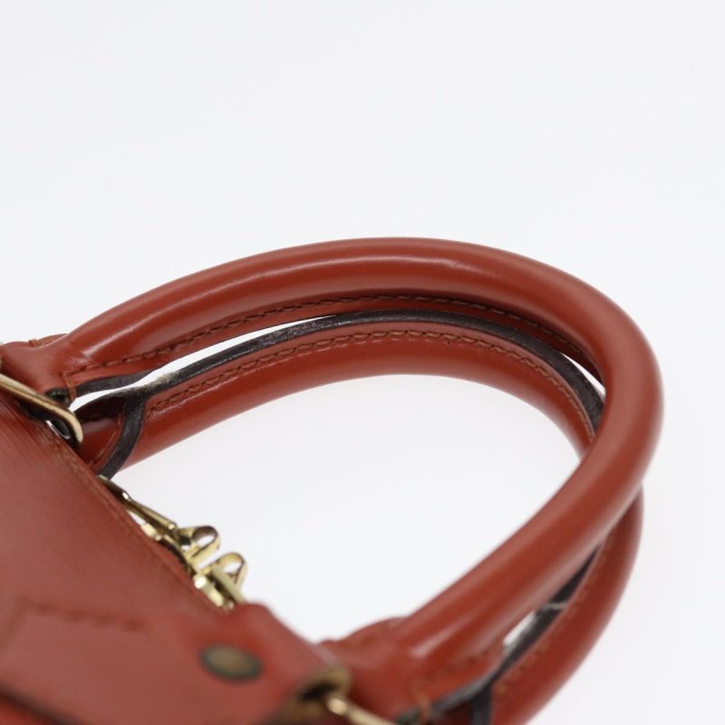 Louis Vuitton Epi Alma Hand Bag Brown M5214D  89518 - Image 8