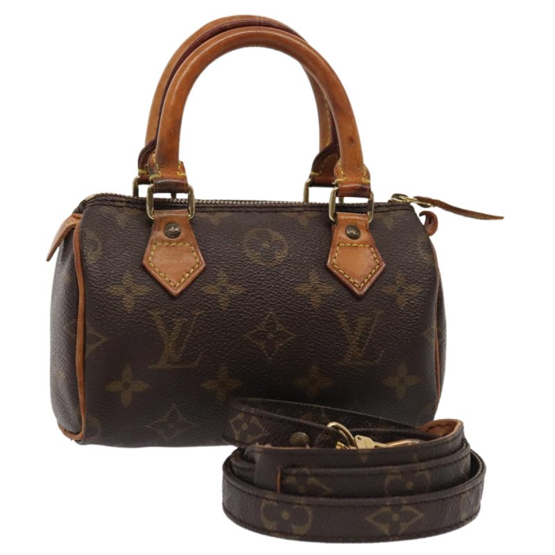 Louis Vuitton Monogram Mini Speedy Hand Bag M41534  89532
