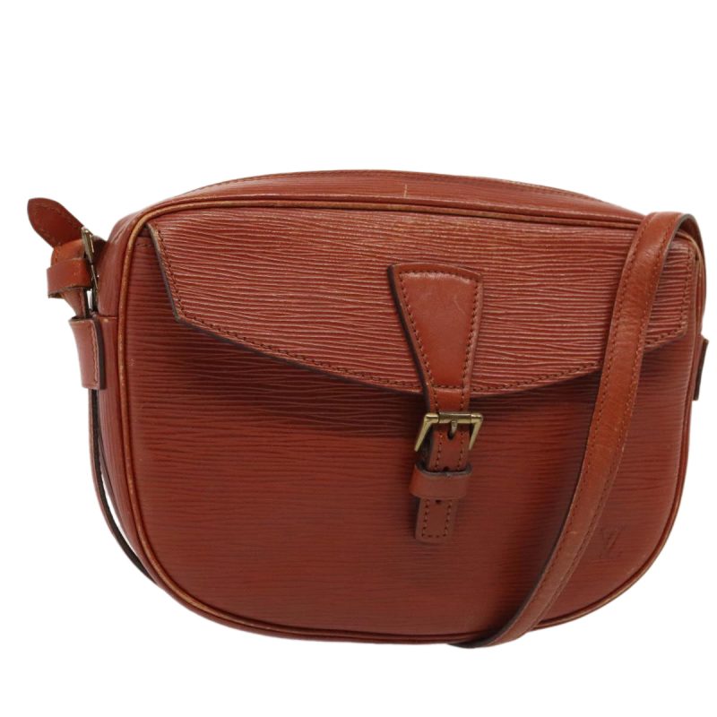 Louis Vuitton Epi Jeune FilleMM Shoulder Bag Brown M52153  89553