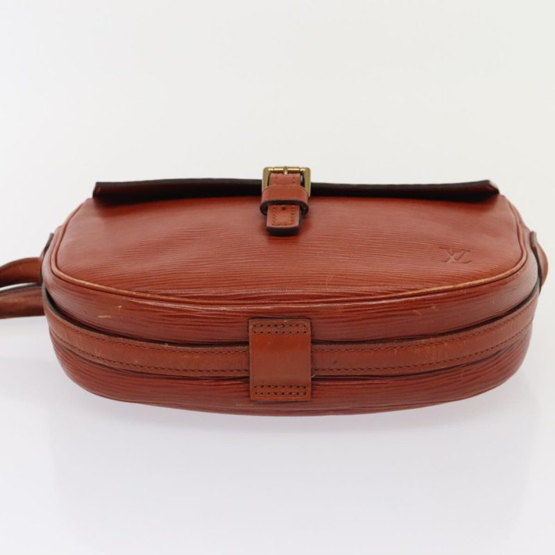 Louis Vuitton Epi Jeune FilleMM Shoulder Bag Brown M52153  89553 - Image 9