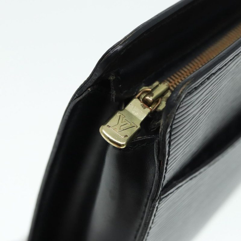 Louis Vuitton Epi Pochette Homme Clutch Bag Black Noir M52522  89556 - Image 8