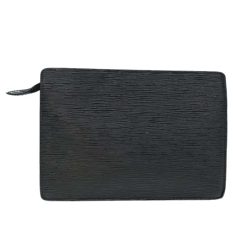 Louis Vuitton Epi Pochette Homme Clutch Bag Black Noir M52522  89556 - Image 2