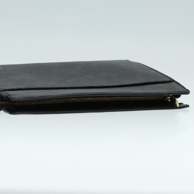 Louis Vuitton Epi Pochette Homme Clutch Bag Black Noir M52522  89556 - Image 5