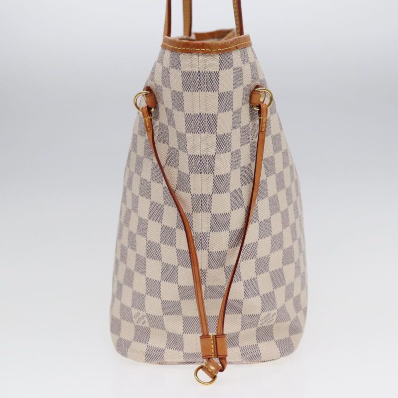 Louis Vuitton Damier Azur Neverfull MM Tote Bag N41605  89572 - Image 3