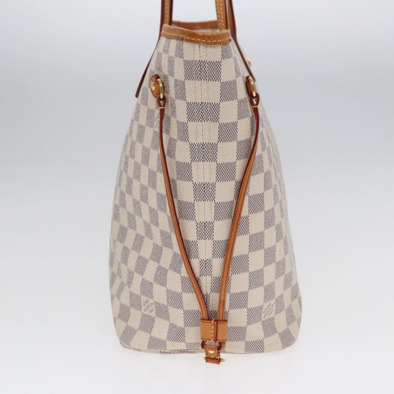 Louis Vuitton Damier Azur Neverfull MM Tote Bag N41605  89572 - Image 4