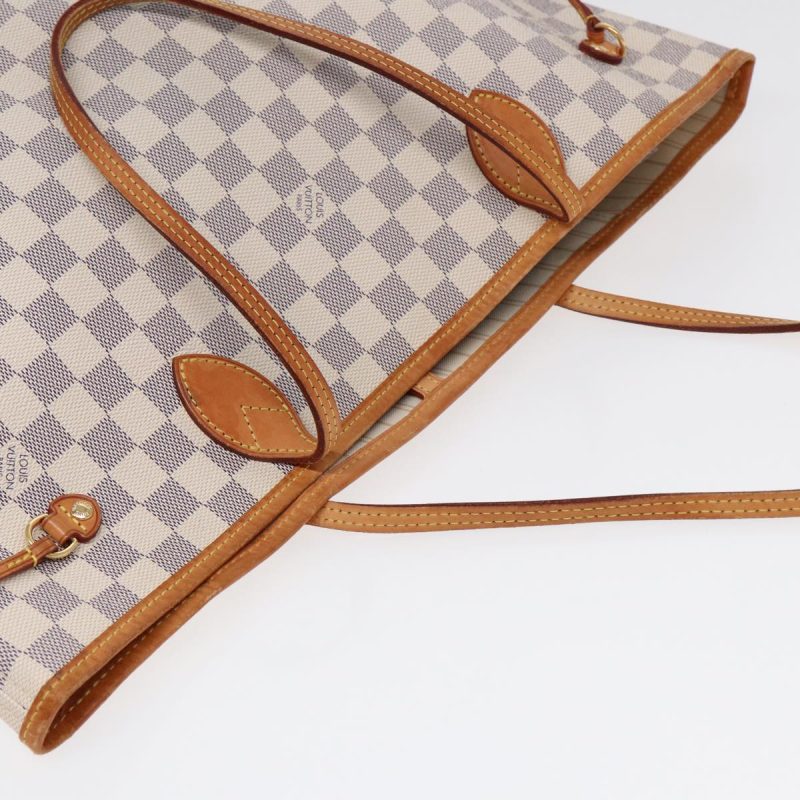Louis Vuitton Damier Azur Neverfull MM Tote Bag N41605  89572 - Image 6