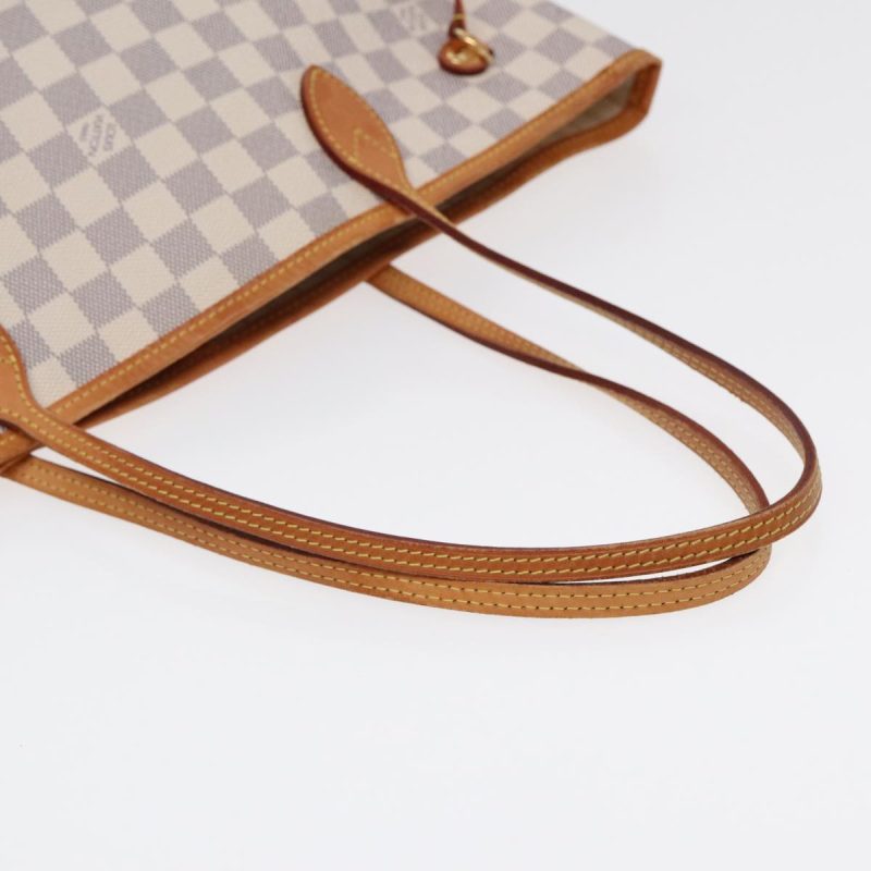 Louis Vuitton Damier Azur Neverfull MM Tote Bag N41605  89572 - Image 7
