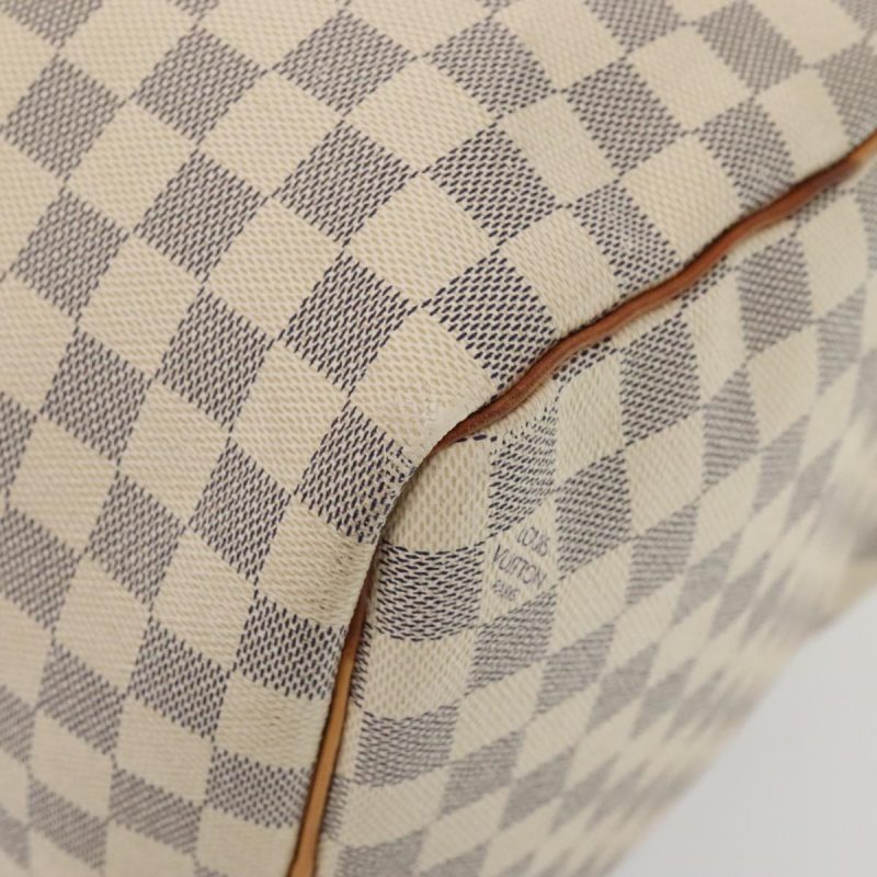 Louis Vuitton Damier Azur Keepall 50 Boston Bag N41430  89633 - Image 9
