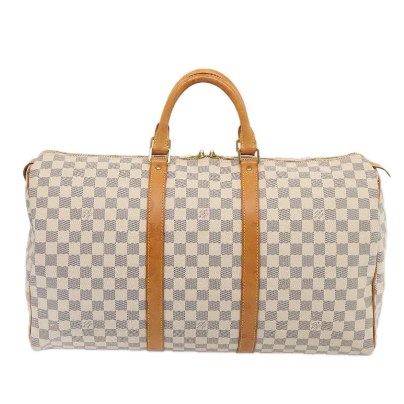 Louis Vuitton Damier Azur Keepall 50 Boston Bag N41430  89633 - Image 2