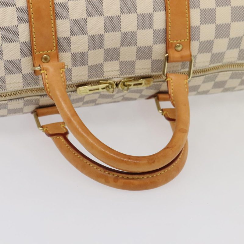 Louis Vuitton Damier Azur Keepall 50 Boston Bag N41430  89633 - Image 7