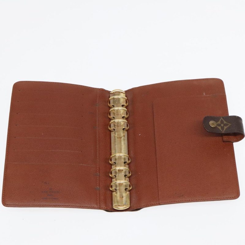 Louis Vuitton Monogram Agenda MM Day Planner Cover R20105  89636 - Image 8