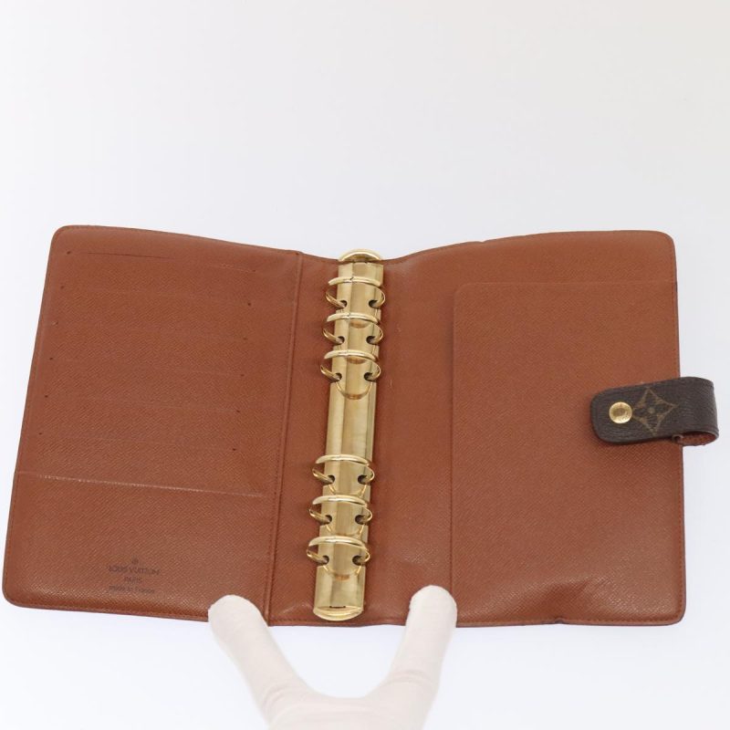 Louis Vuitton Monogram Agenda MM Day Planner Cover R20105  89637 - Image 8