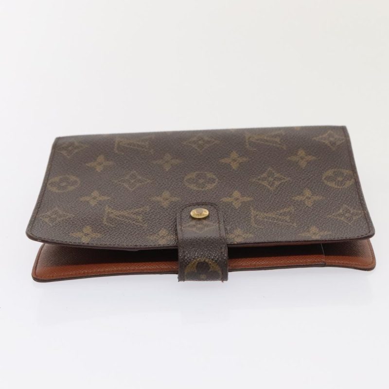 Louis Vuitton Monogram Agenda MM Day Planner Cover R20105  89637 - Image 3